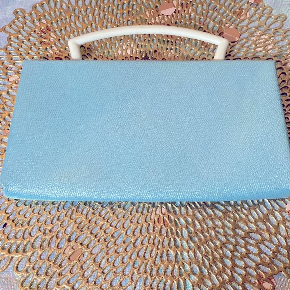 MCM Blue Mermaid Convertible Clutch